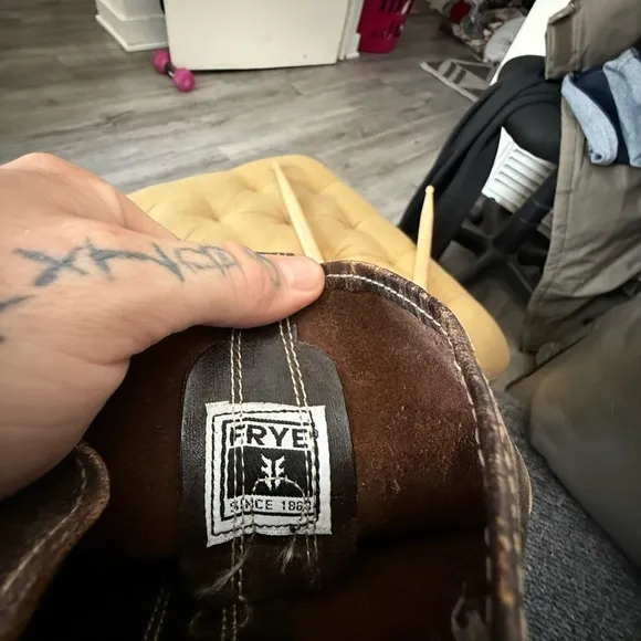 Vintage Brown Leather Boots