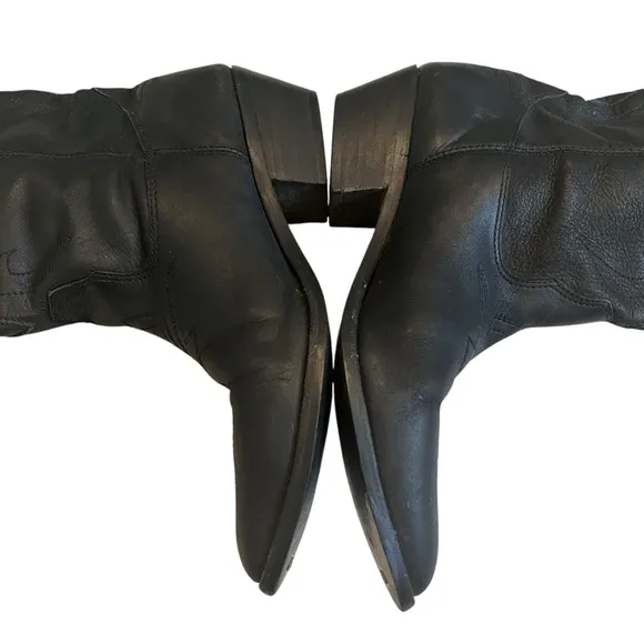 Vintage Code West Western Leather Boots, Sz 8
