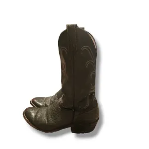 Vintage cowboy leather boots mens sz 9.5
