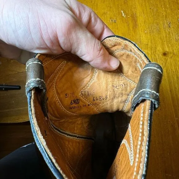 Vintage Cowboy Boots Sz 6.5