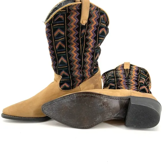 Vintage Dingo Western Cowboy Boots