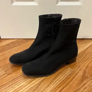 Vintage Donald J Pliner Black Boots Booties Square Toed Women’s 7