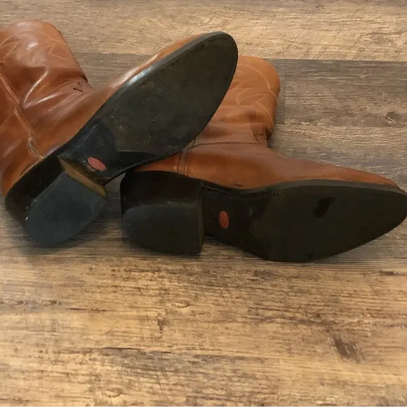 Vintage Durango Men's cowboy boots size 10 EE TR 764 light brown