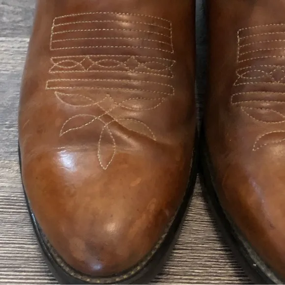 Vintage Durango Men's cowboy boots size 10 EE TR 764 light brown