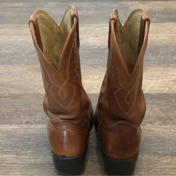 Vintage Durango Men's cowboy boots size 10 EE TR 764 light brown