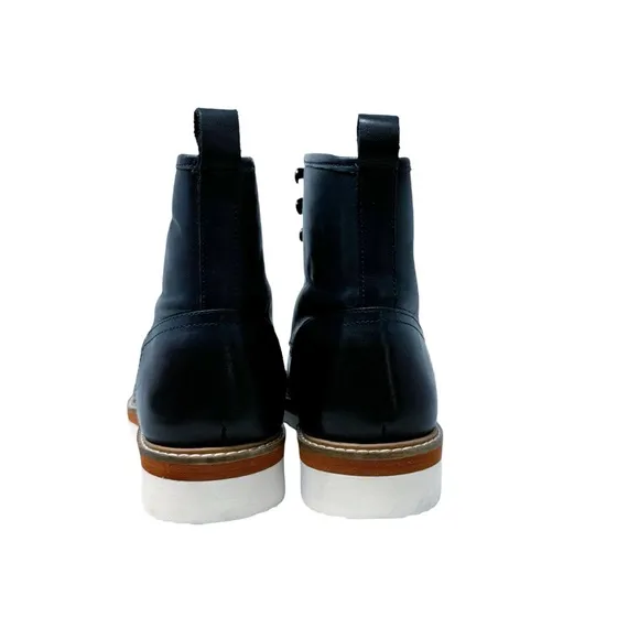 Vintage Foundry Co New Jimara Leather Boots Navy Blue Size 9.5