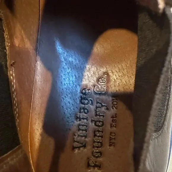 Vintage Foundry Co. Randall  VF1430 Chelsea Boots Men's 8 Brown Pull On $300