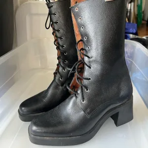 Vintage Harley-Davidson Heeled Motorcycle Boots
