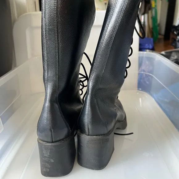 Vintage Harley-Davidson Heeled Motorcycle Boots