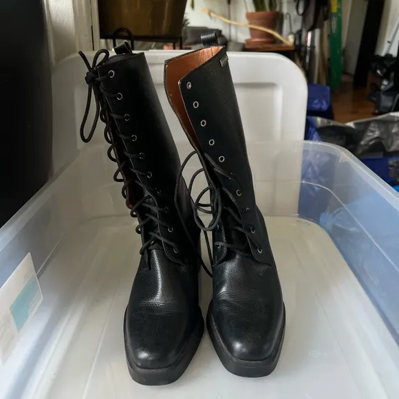 Vintage Harley-Davidson Heeled Motorcycle Boots