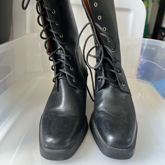 Vintage Harley-Davidson Heeled Motorcycle Boots
