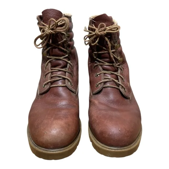 Vintage Herman Survivors Leather Logging Style Boots
