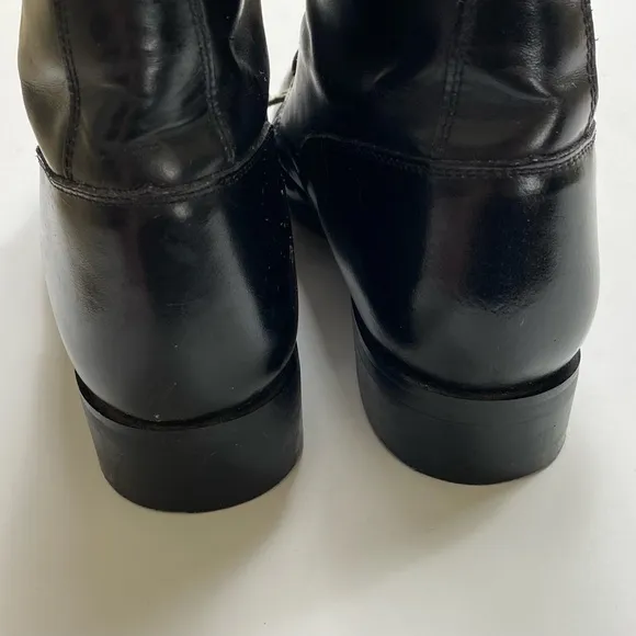 Vintage Justin’s J Diamond Roper Lace Up Snakeskin Boots