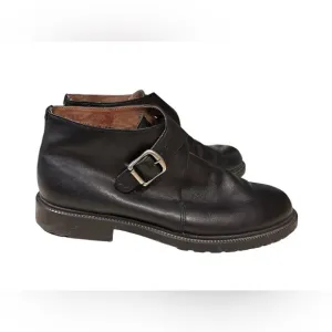 Vintage KF Ltd Men’s Black Leather Monk Strap Chukka Boots Size 9.5M​​​