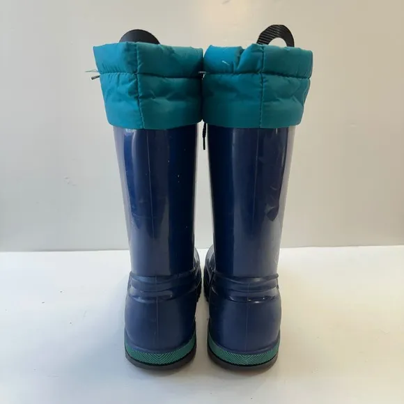 Vintage LaCrosse Winter Snow Boots Insulated Waterproof Blue Teal Kids Size 5