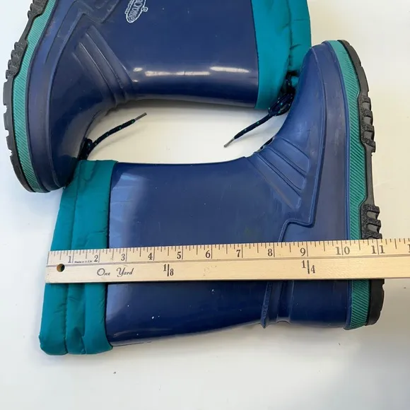 Vintage LaCrosse Winter Snow Boots Insulated Waterproof Blue Teal Kids Size 5