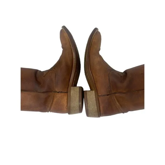 Vintage Larado Cowboy Boots Brown Leather Western Shoes USA Made 19051 SZ 8 D