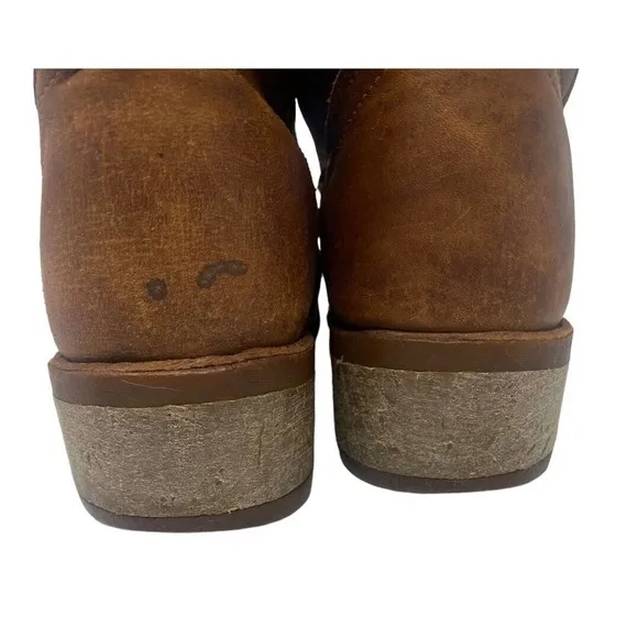 Vintage Larado Cowboy Boots Brown Leather Western Shoes USA Made 19051 SZ 8 D