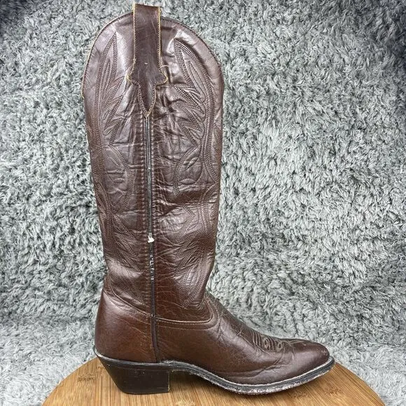 Vintage Laredo Cowgirl Western Leather Boots Women's 7 M