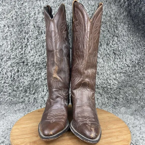 Vintage Laredo Cowgirl Western Leather Boots Women's 7 M