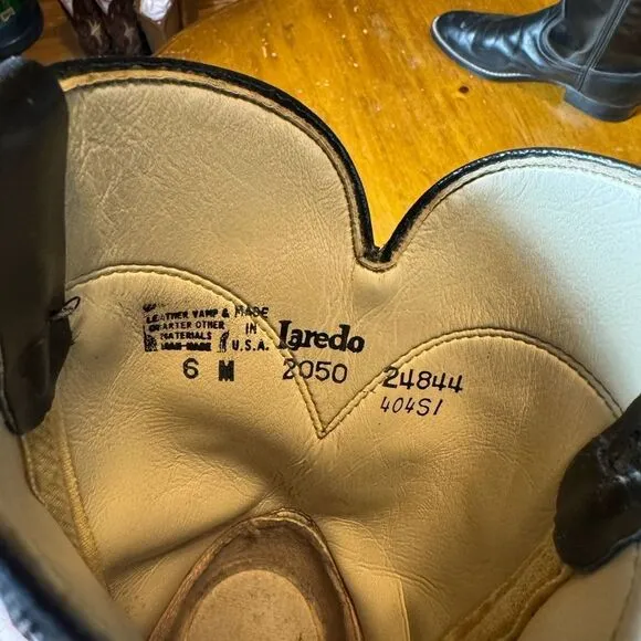 Vintage Laredo Cowboy Boots Sz 6
