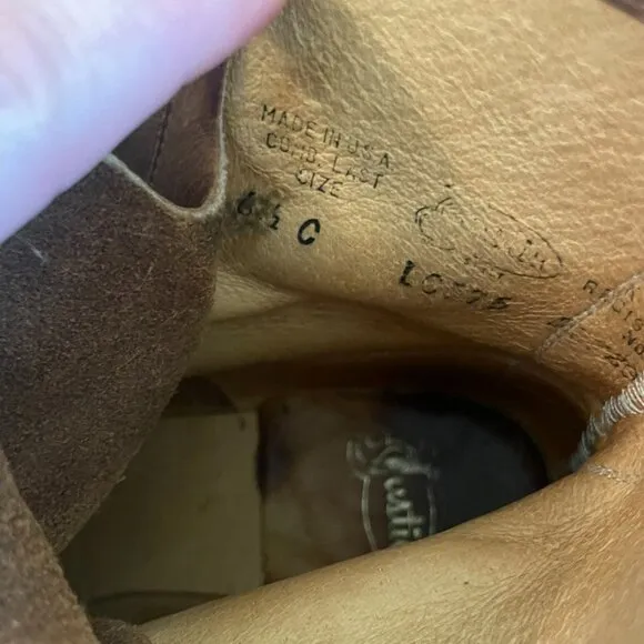 Vintage Leather Justin Roper Boots