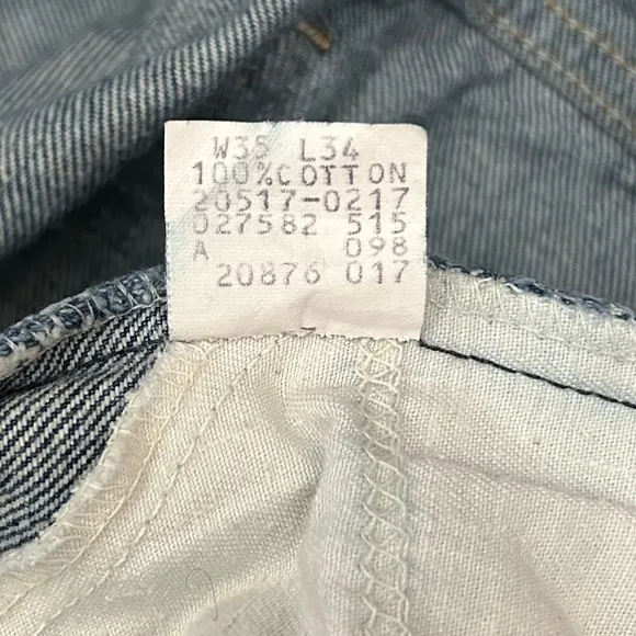 Vintage Levi's 517 Orange Tab Jeans W35 L34  90s 80s Made in the USA