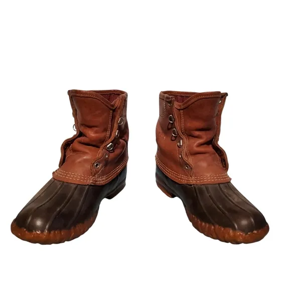 Vintage L.L. Bean Maine Hunting Shoe Lace-Up Boots Women's Size 9M, USA