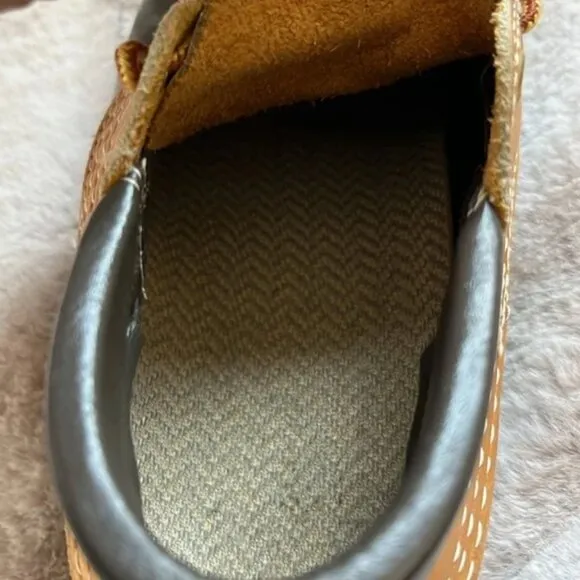 Vintage LL Bean Original Maine Hunting Shoe Leather Duck 3 Hole USA