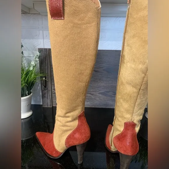 Vintage Luichiny Boots, Heels