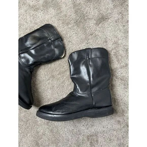Vintage Mens Boots Leather Laredo‎ Boots - made in USA Size US 9