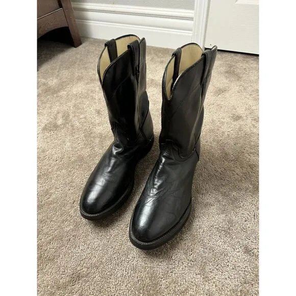 Vintage Mens Boots Leather Laredo‎ Boots - made in USA Size US 9
