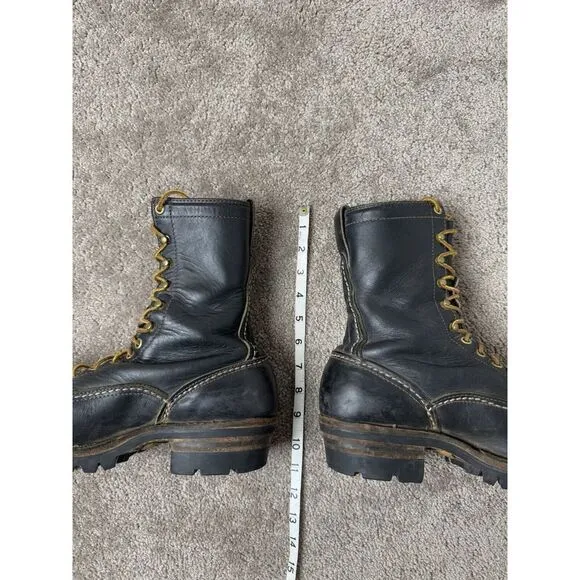 Vintage‎ Mens Boots WESCO 3500 Jobmaster lug sole, Made In USA, Size US 7.5D