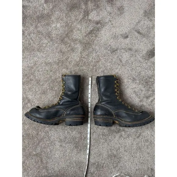 Vintage‎ Mens Boots WESCO 3500 Jobmaster lug sole, Made In USA, Size US 7.5D