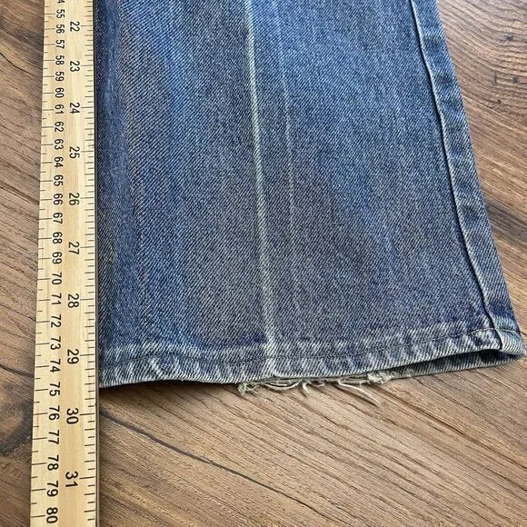 Vintage Men's Levis 38x32 Jeans 20517-0217 Saddleman‎ Bootcut Orange Tab
