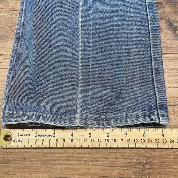 Vintage Men's Levis 38x32 Jeans 20517-0217 Saddleman‎ Bootcut Orange Tab