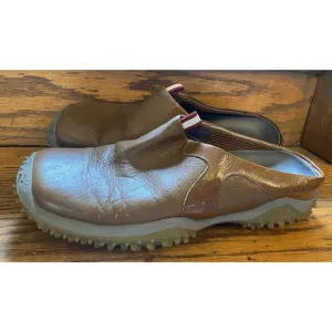 Vintage Miu Miu PRADA Italy Leather mules clogs Men’s US Size 8, UK 7