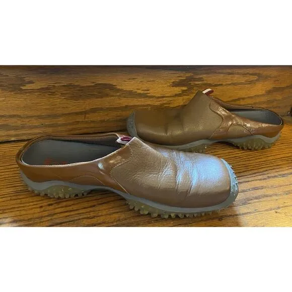 Vintage Miu Miu PRADA Italy Leather mules clogs Men’s US Size 8, UK 7