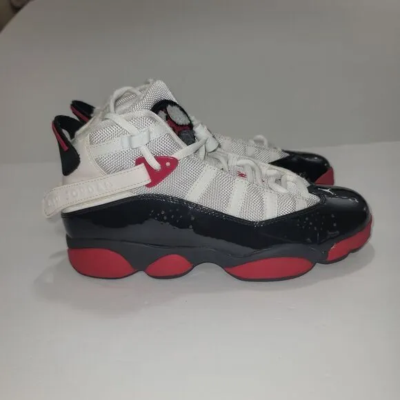 Vintage Nike Air Jordan 6 Rings Youth Basketball Retro Shoes Sneakers  323399-19