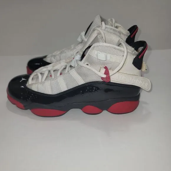 Vintage Nike Air Jordan 6 Rings Youth Basketball Retro Shoes Sneakers  323399-19