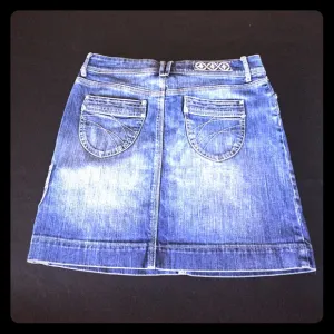 VINTAGE NOIR Denim Jean Skirt - Size 4