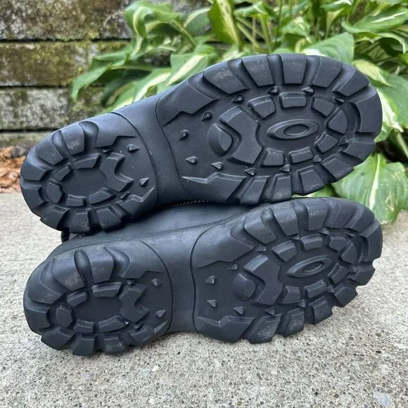 Vintage Oakley Nail Y2K‎ High Tactical Boots Men's 6.5 / Women's 8 Black Leather