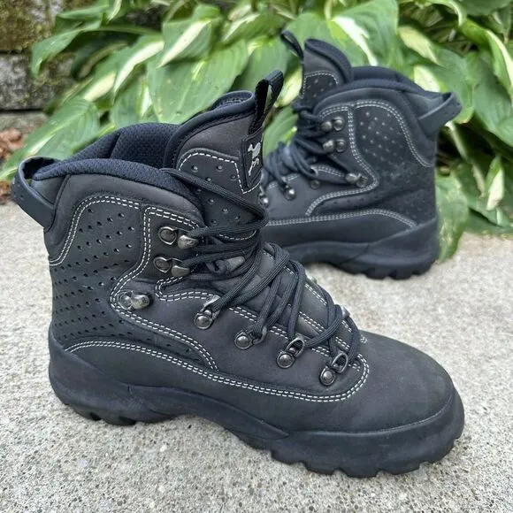 Vintage Oakley Nail Y2K‎ High Tactical Boots Men's 6.5 / Women's 8 Black Leather