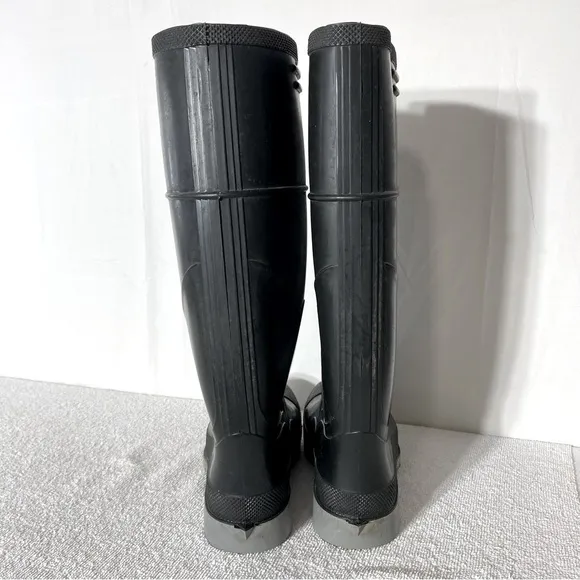 Vintage Onguard Industries Black Polyblend Rubber Boots Rain Boots 8