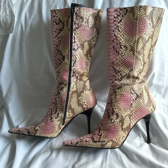 Vintage Pink Cecile Boots size 40
