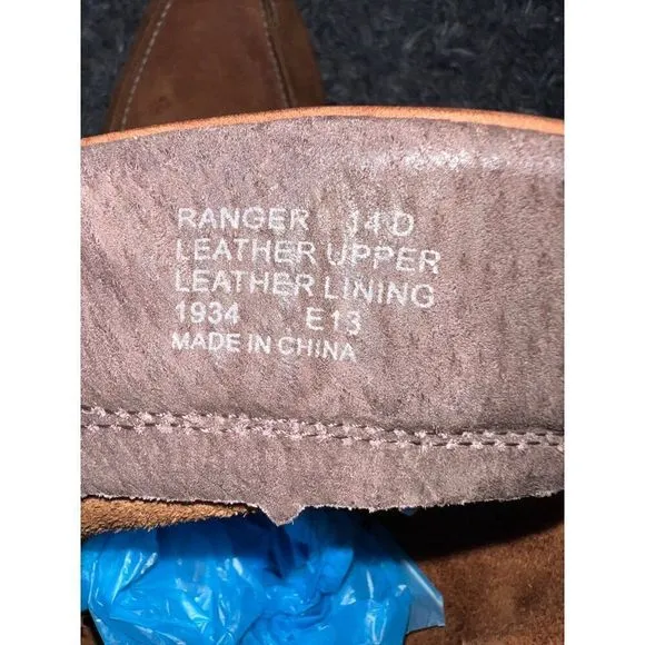 Vintage Polo Ralph Lauren Men’s Size 14D Ranger Brown Suede Leather Boots