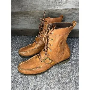Vintage Polo Ralph Lauren Men’s Size 14D Ranger Brown Suede Leather Boots