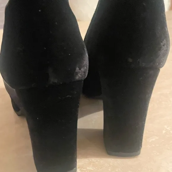 Vintage PRADA Black and Brown Ankle Boots SIZE 35.5
