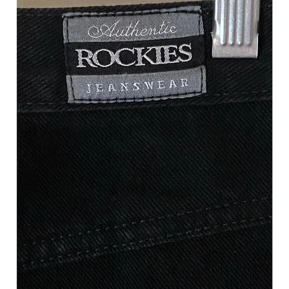 Vintage Rockies Jeans Womens L Cowgirl Chic High Rise Western Retro Star Accent