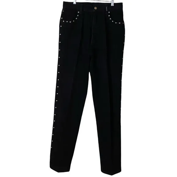 Vintage Rockies Jeans Womens L Cowgirl Chic High Rise Western Retro Star Accent